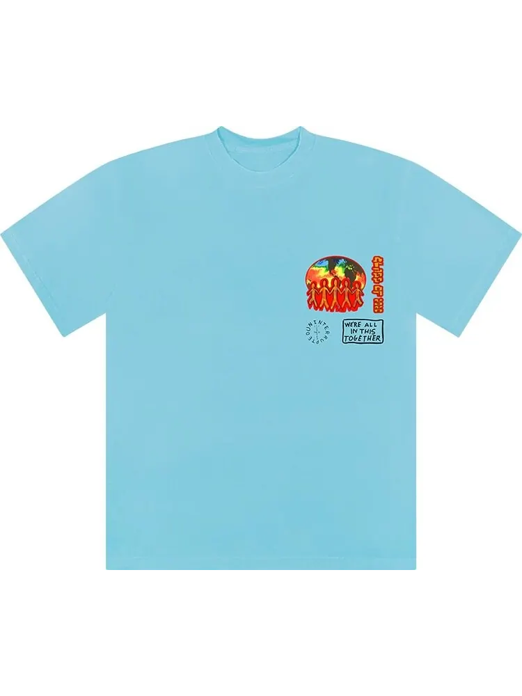 Футболка Cactus Jack by Travis Scott Class Of 2020 T-Shirt 'Sky' — изображение 1 из 2, синий