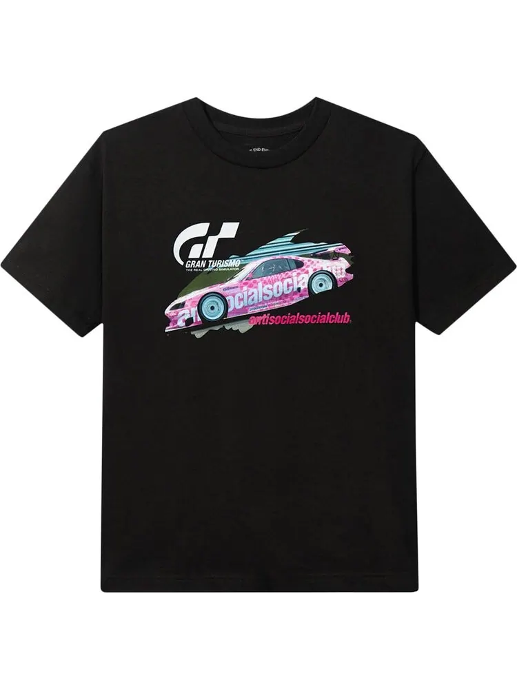 Футболка Anti Social Social Club x Gran Turismo GT500 Tee 'Black' — изображение 1 из 2, черный