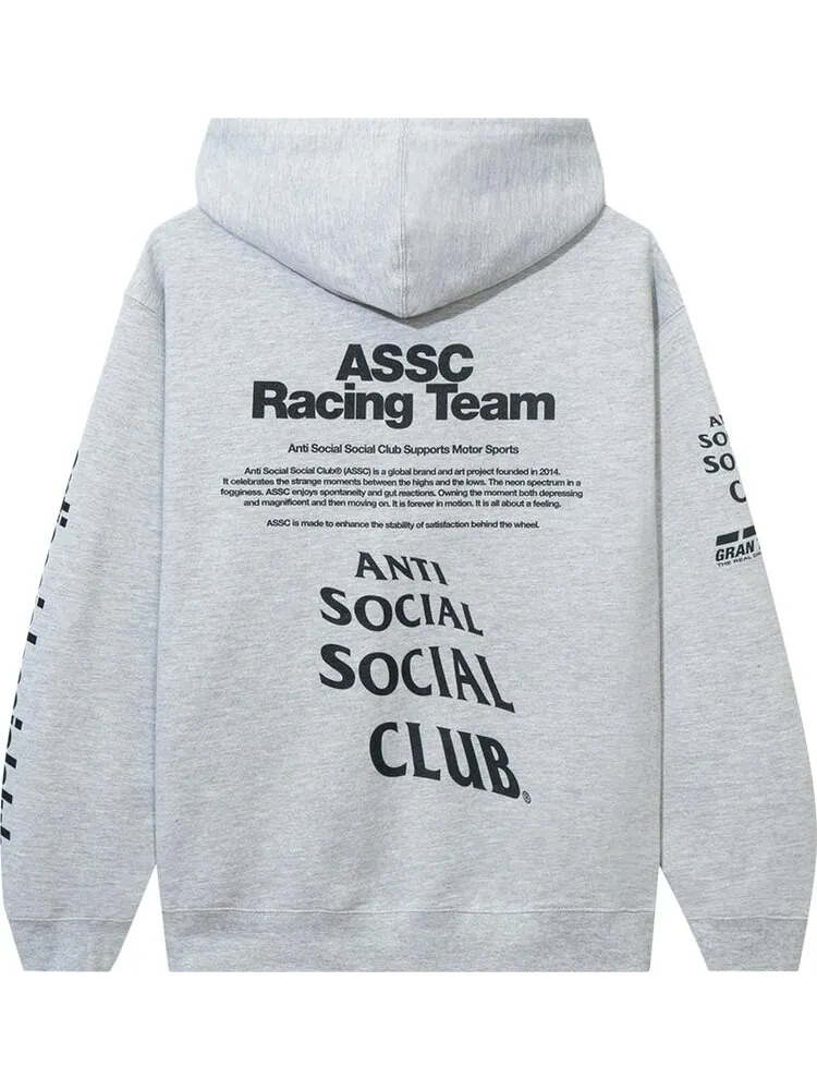 Худи Anti Social Social Club x Gran Turismo Grey — изображение 2 из 2, серый