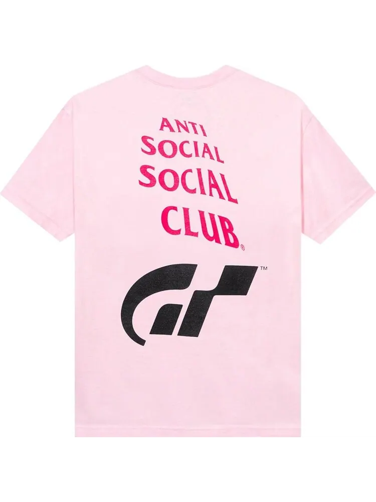 Футболка Anti Social Social Club x Gran Turismo GT500 Tee 'Pink' — изображение 2 из 2, розовый