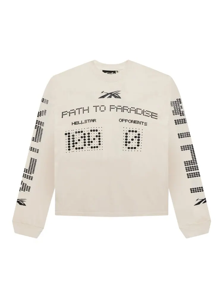 Футболка Hellstar Scoreboard Long-Sleeve T-Shirt — изображение 1 из 2, белый
