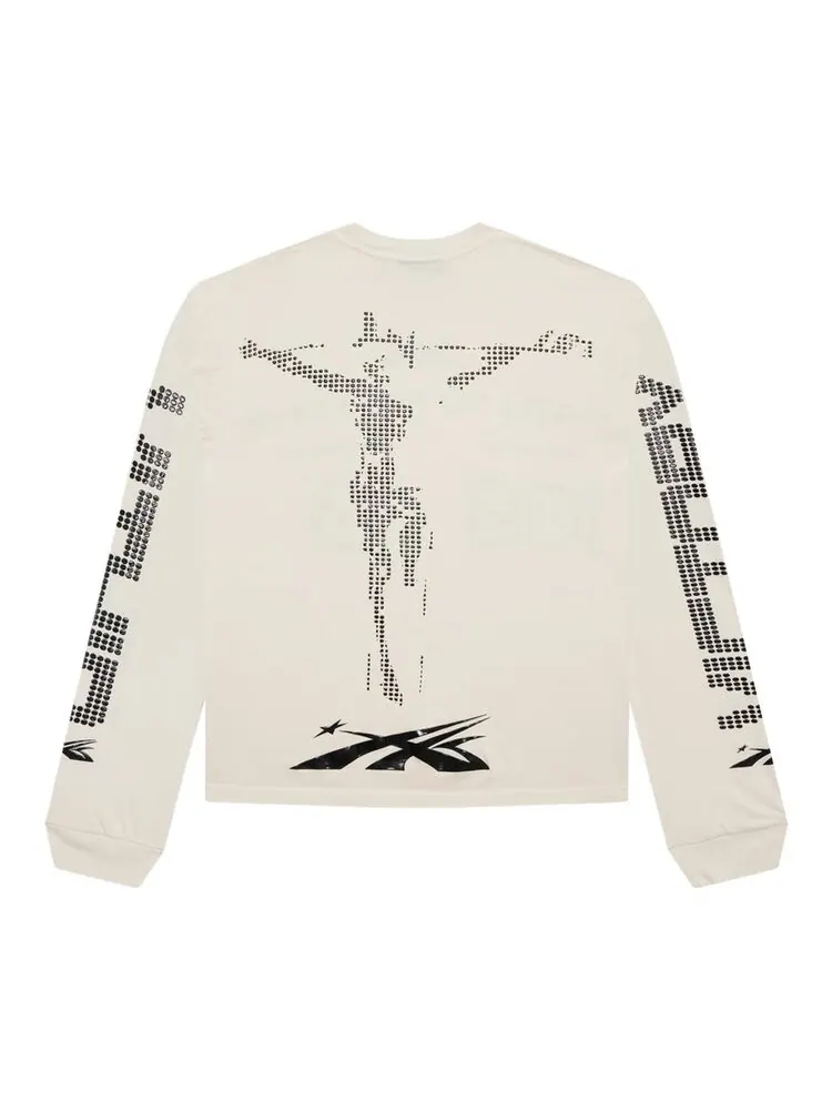 Футболка Hellstar Scoreboard Long-Sleeve T-Shirt — изображение 2 из 2, белый