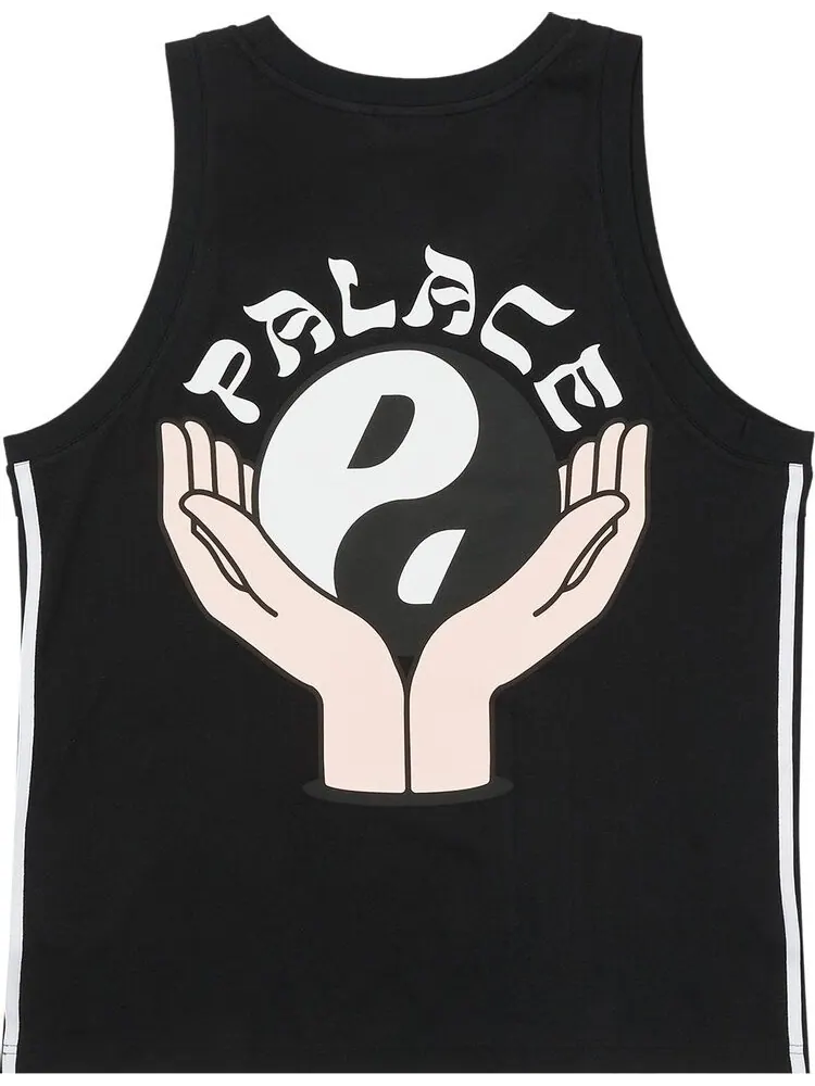 Жилет Palace x Adidas Palaste Graphic Vest 'Black' — изображение 2 из 2, черный