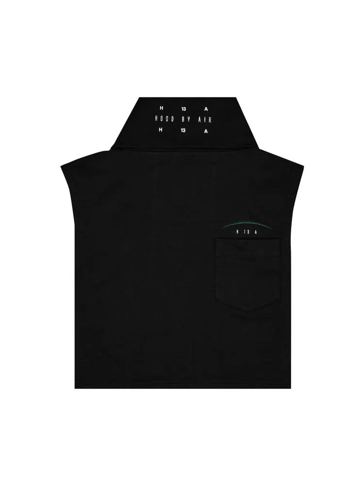 Топ Hood By Air Cropped Mock — изображение 2 из 3, черный