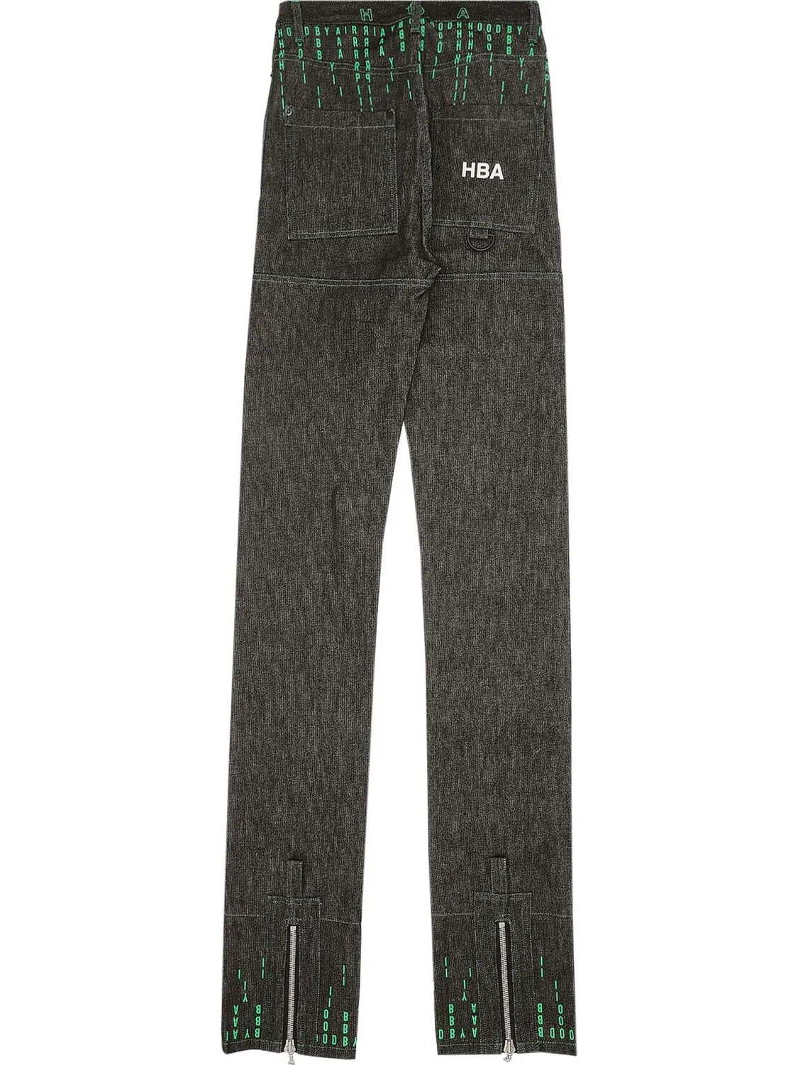 Брюки Hood By Air Raw Denim Pant #2 'Black' — изображение 2 из 3, черный