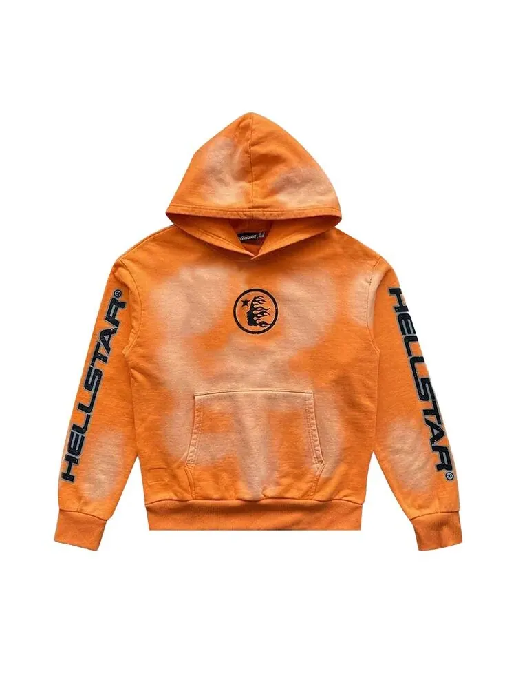 Худи Hellstar Hoodie Fire Orange — изображение 1 из 2, оранжевый