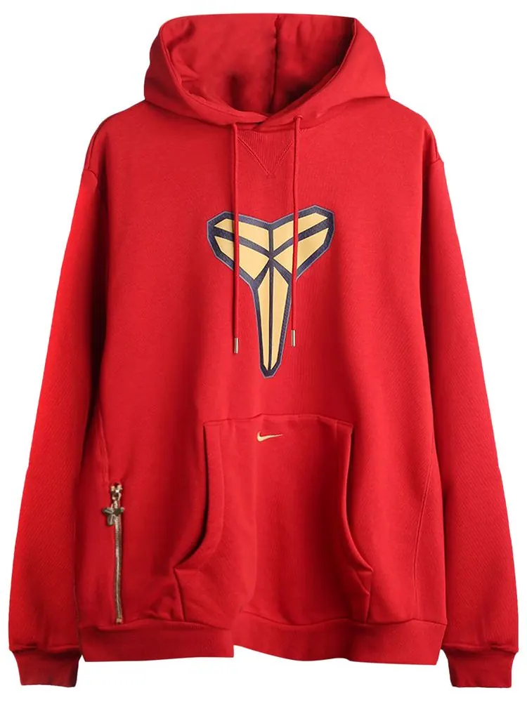 Худи Nike Kobe Dri-FIT Pullover Basketball Hoodie 'Varsity Red/Jersey Gold' — изображение 1 из 1, красный/золотистый