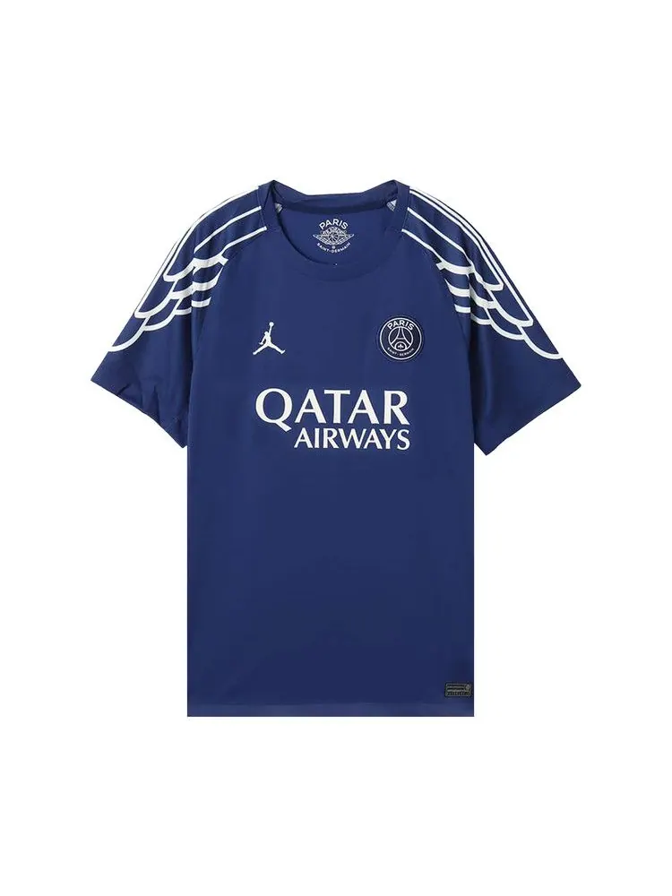 Рубашка Air Jordan Paris Saint-Germain 2024/25 Stadium Fourth Dri-FIT Football Replica Shirt — изображение 1 из 2, синий