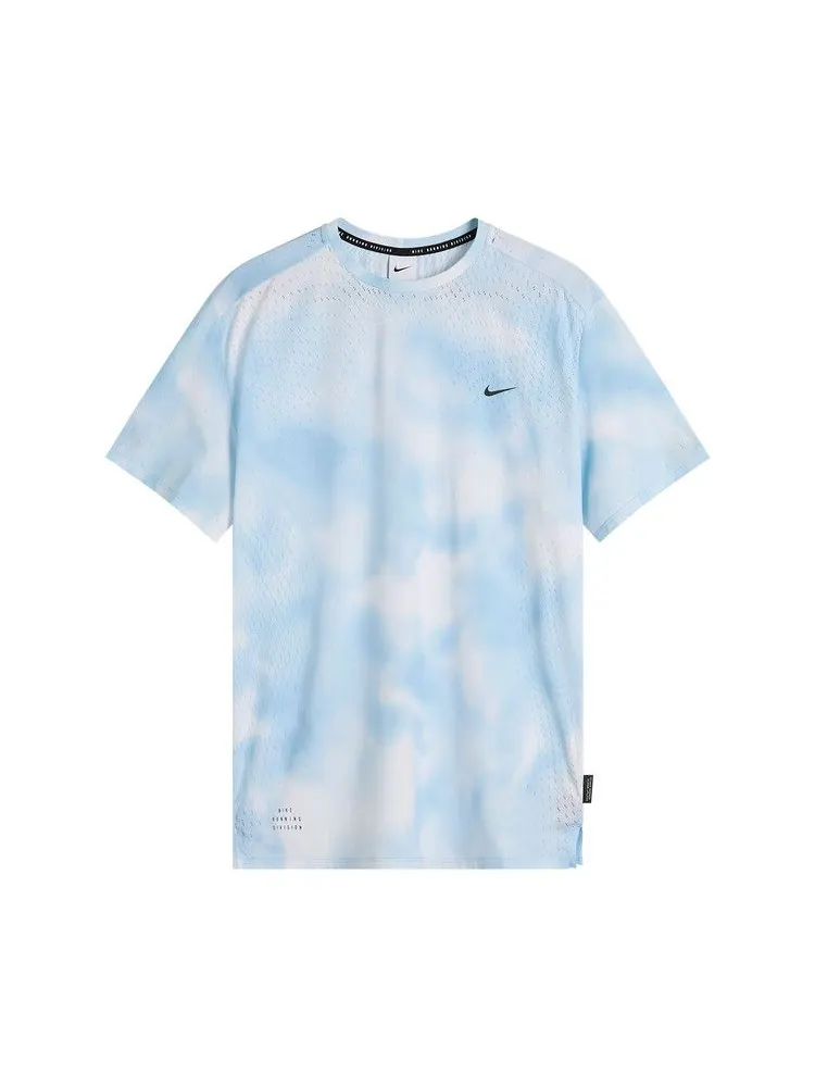 Топ Nike Running Division Breathe Dri-FIT ADV Short-Sleeve Running Top — изображение 1 из 2, синий