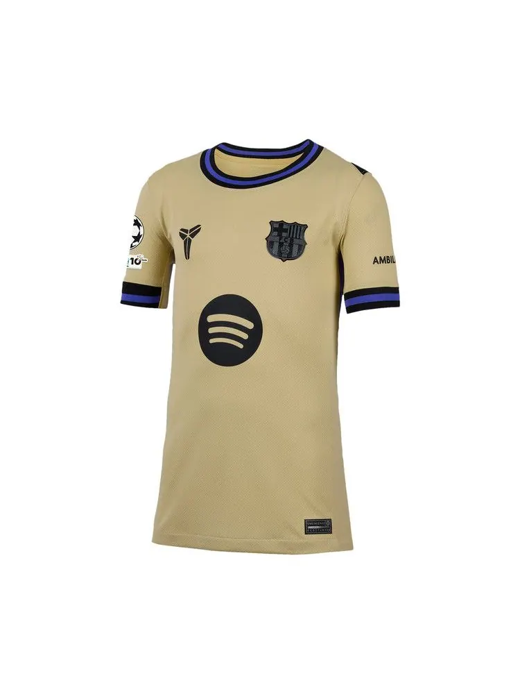 Джерси Nike x Kobe F.C. Barcelona 2025/26 Stadium Away Jersey 'Team Gold/Team Gold/Persian Violet/Black' — изображение 1 из 2
