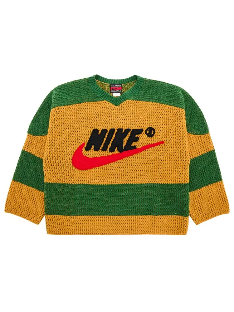 Свитер Nike x Cactus Plant Flea Market Crochet Hockey Sweater 'Chutney' — изображение 1 из 3, чатни