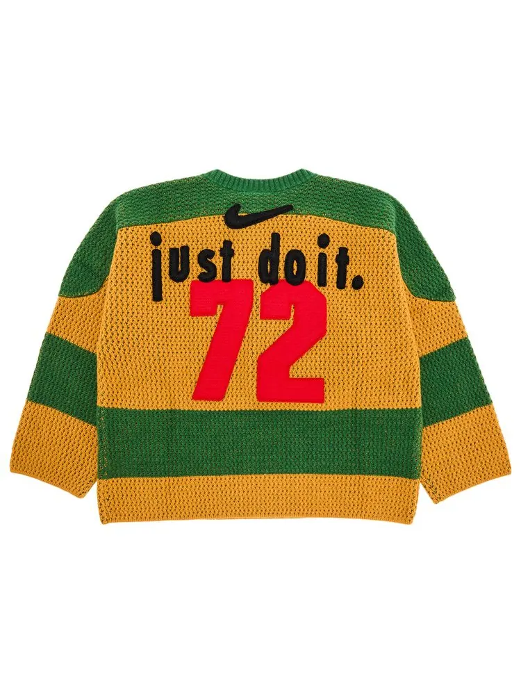 Свитер Nike x Cactus Plant Flea Market Crochet Hockey Sweater 'Chutney' — изображение 2 из 3, чатни
