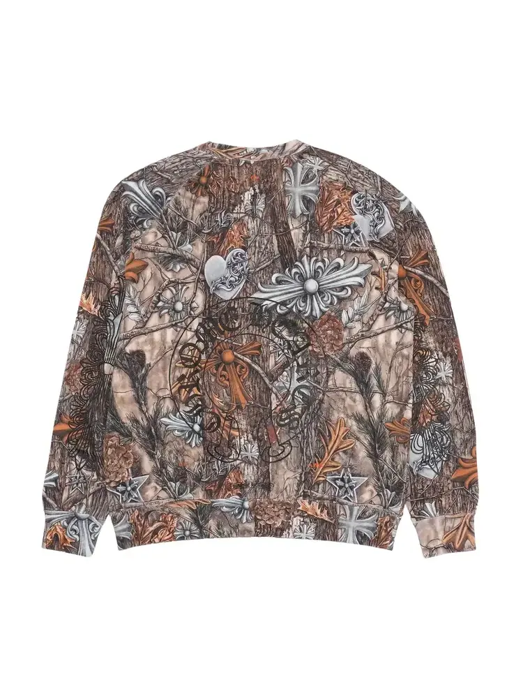 Свитшот Chrome Hearts x NOCTA x Nike Cardinal Stock Fleece Crewneck 'Multi-Color/Safety Orange' — изображение 2 из 2, мульти
