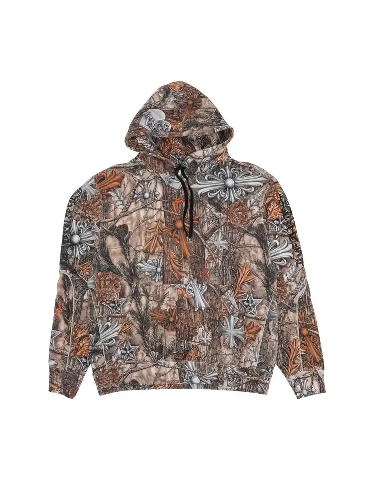 Худи Chrome Hearts x NOCTA x Nike Cardinal Stock Fleece Hoodie 'Multi-Color/Safety Orange' — изображение 1 из 2, мульти