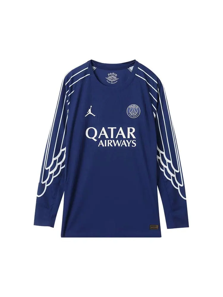 Джерси Air Jordan Paris Saint-Germain 2024/25 Match Fourth Dri-FIT ADV Soccer Authentic Long-Sleeve Jersey, синий