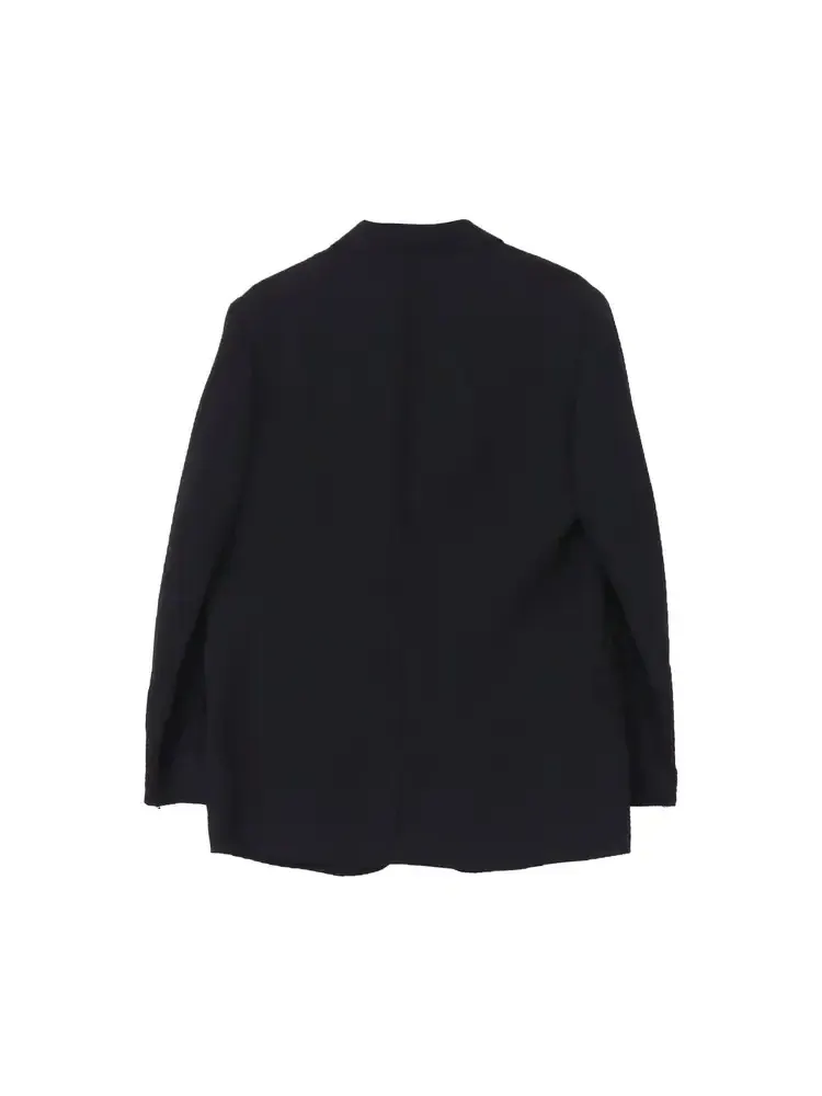 Yohji Yamamoto Pour Homme Куртка с двойными левыми лацканами — изображение 2 из 2, черный