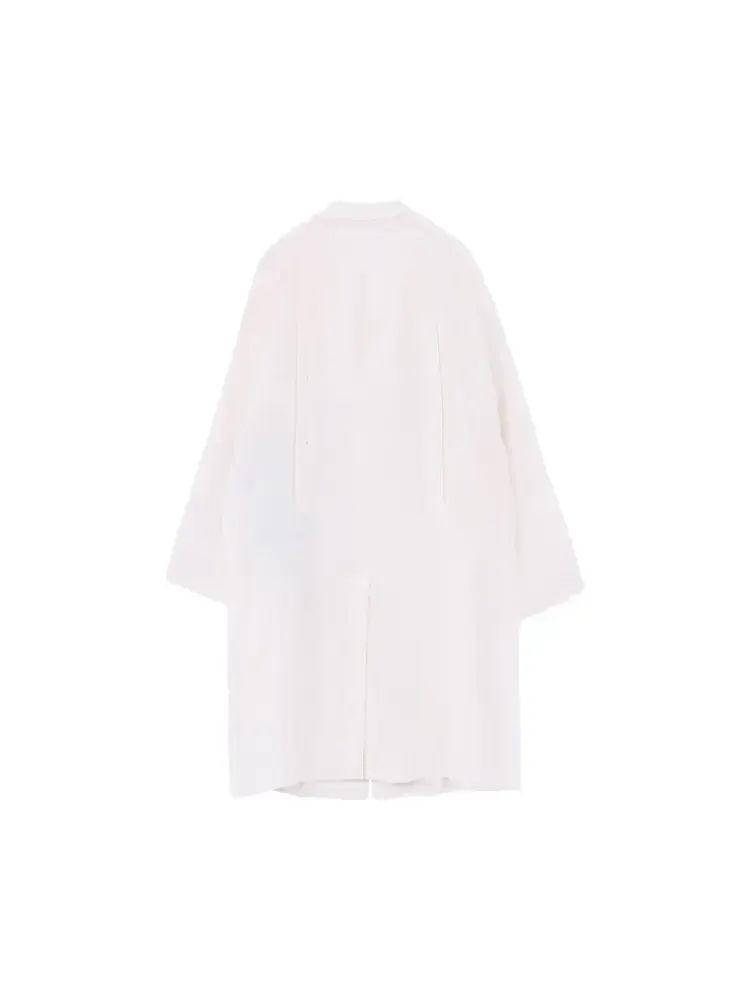 Длинная куртка Yohji Yamamoto Pour Homme Sakana — изображение 2 из 2, белый