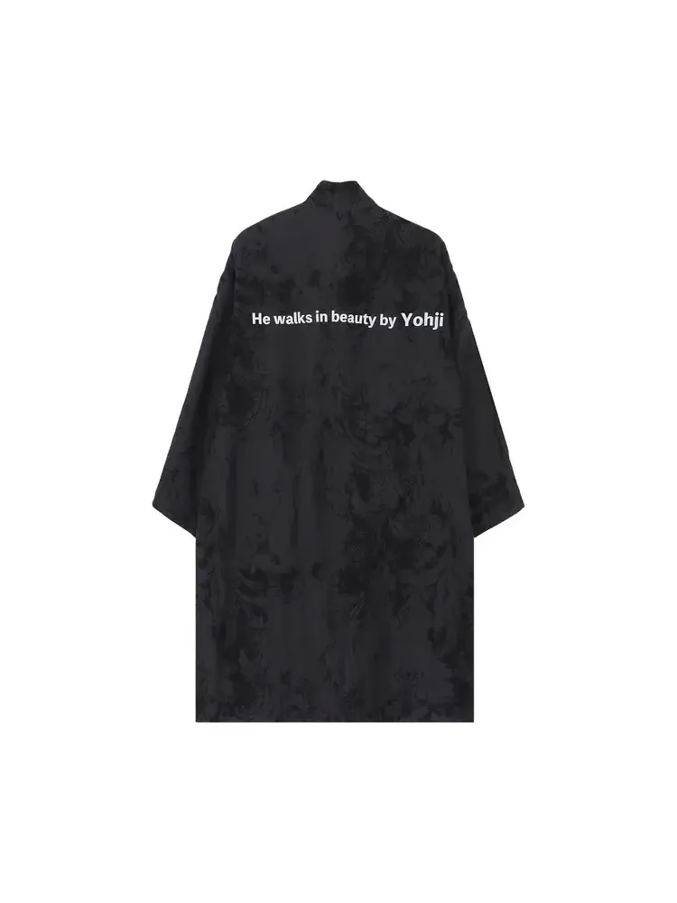 Куртка-стойка Yohji Yamamoto Pour Homme Message — изображение 2 из 2, черный