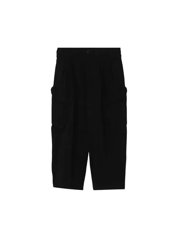 Рабочие брюки Yohji Yamamoto 12 Tucks — черный