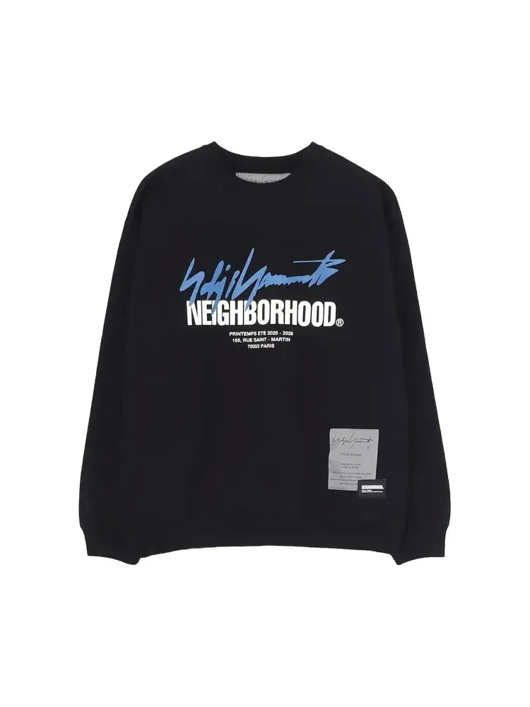 Свитшот Yohji Yamamoto x Neighborhood — черный