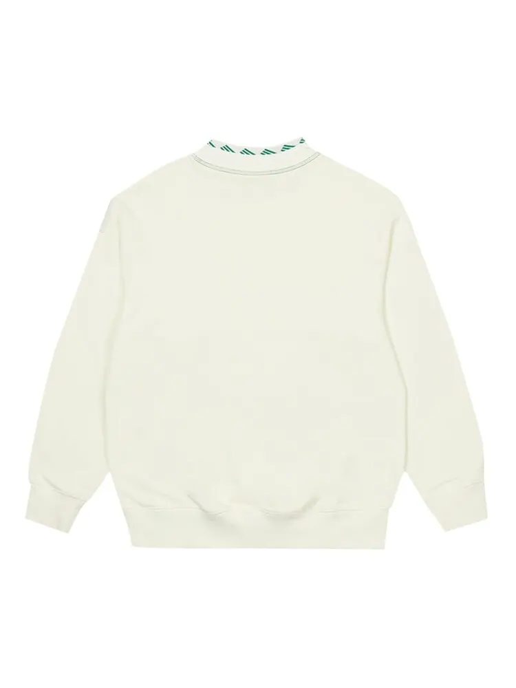 Толстовка Palace x adidas EQT Crew 'Off White' — изображение 2 из 2, белый