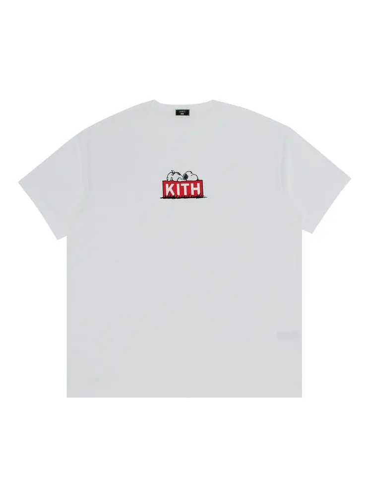 Футболка Kith For Peanuts Doghouse Classic Logo Tee — изображение 1 из 3, белый