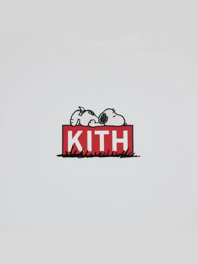 Футболка Kith For Peanuts Doghouse Classic Logo Tee — изображение 3 из 3, белый