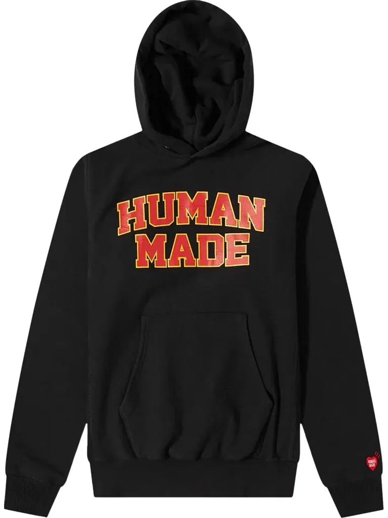 Худи Human Made Pizza Hoodie 'Black' — черный