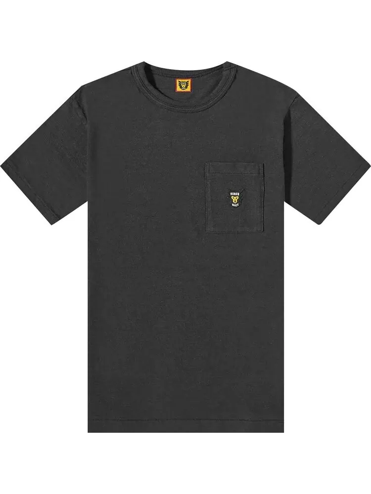 Футболка Human Made Pocket T-Shirt #2 'Black' — черный