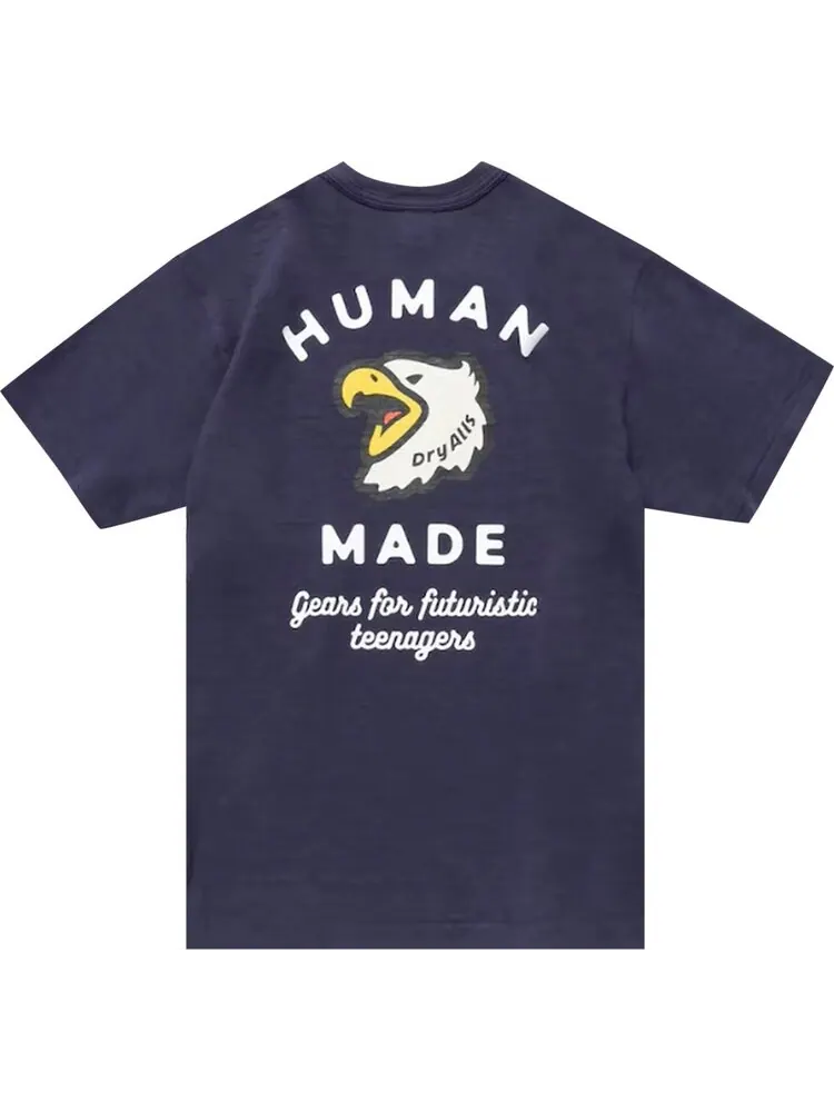 Футболка Human Made Pocket T-Shirt #1 'Navy' — изображение 2 из 2, синий