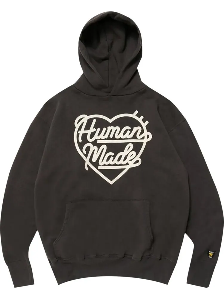 Толстовка Human Made Hooded Sweatshirt 'Black'