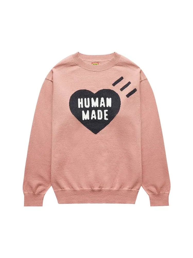 Топ Human Made Heart Knit — изображение 1 из 2, розовый