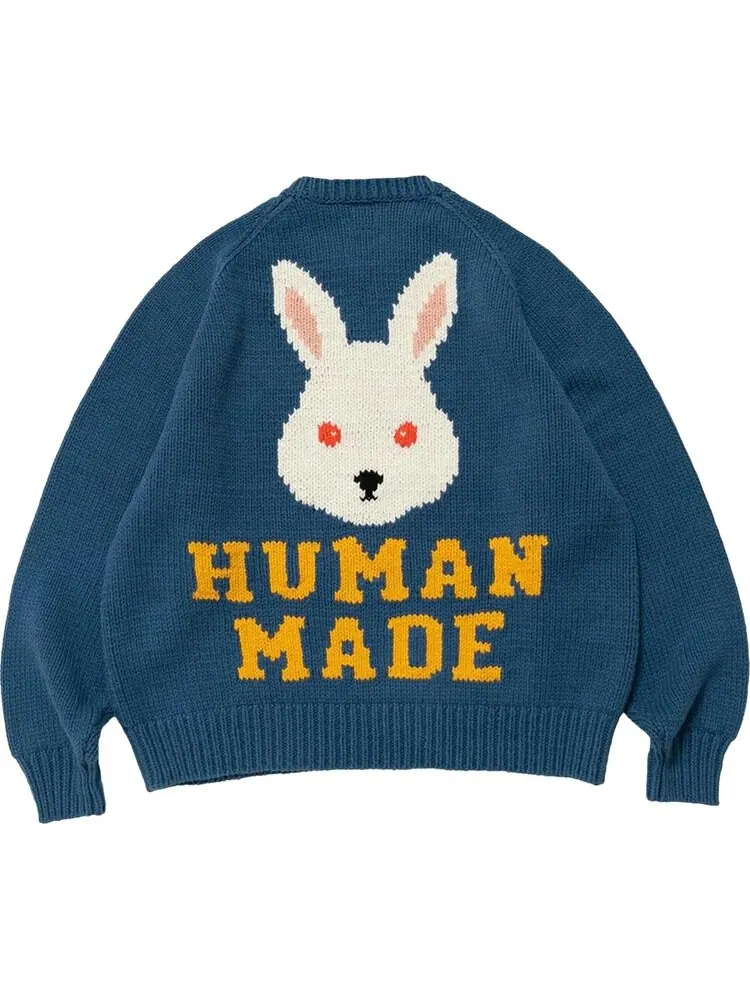 Свитер Human Made Raglan Knit Sweater 'Blue' — изображение 2 из 2, синий