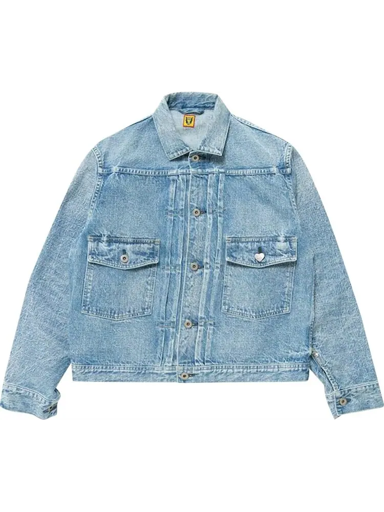 Куртка Human Made Denim Work Jacket 'Indigo' — изображение 1 из 2, синий