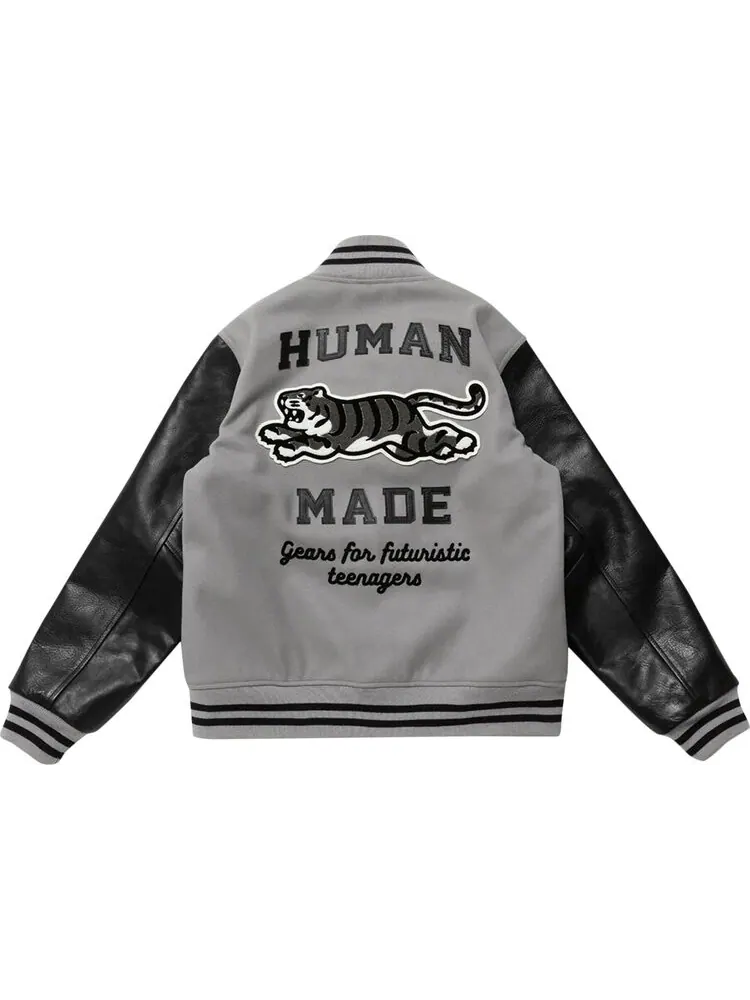 Куртка Human Made Varsity Jacket 'Grey' — изображение 2 из 2, серый