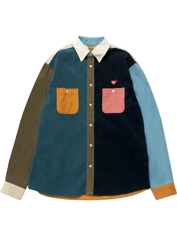Рубашка Human Made Crazy Corduroy Shirt 'Blue'