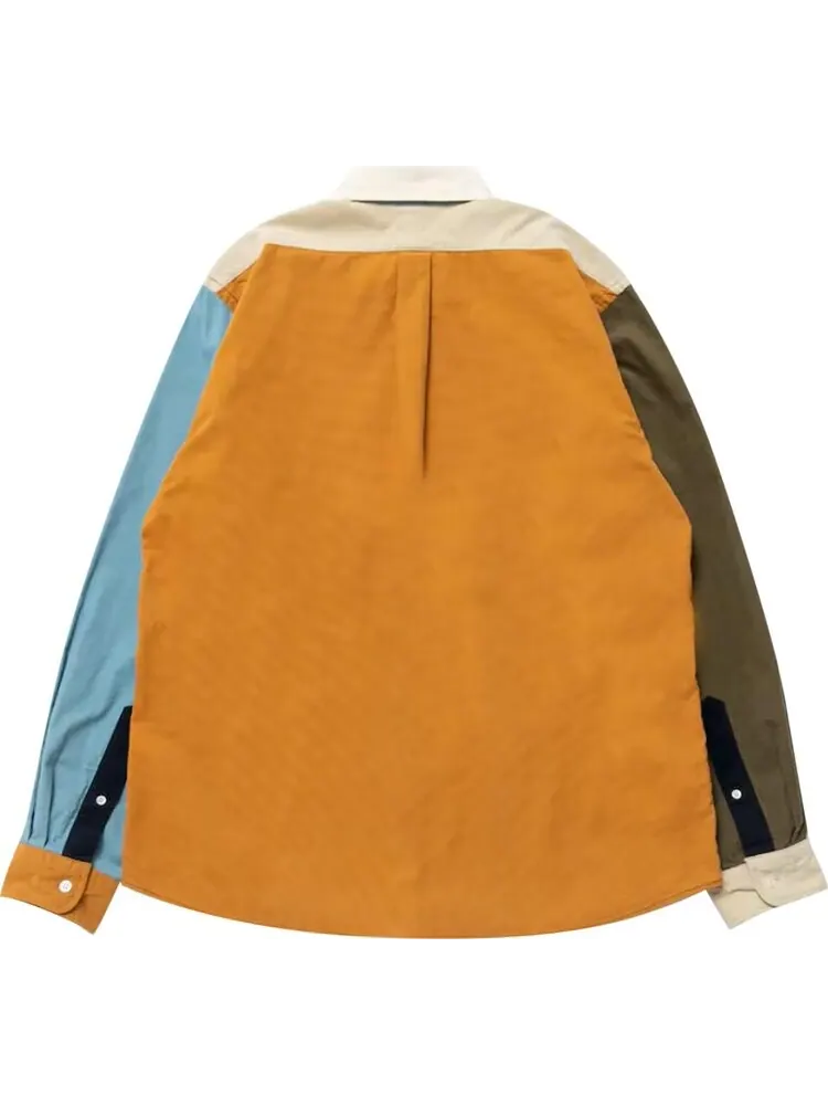 Рубашка Human Made Crazy Corduroy Shirt 'Blue' — изображение 2 из 2, синий