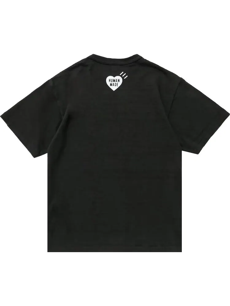 Футболка Human Made T-Shirt #1 'Black' — изображение 2 из 2, черный