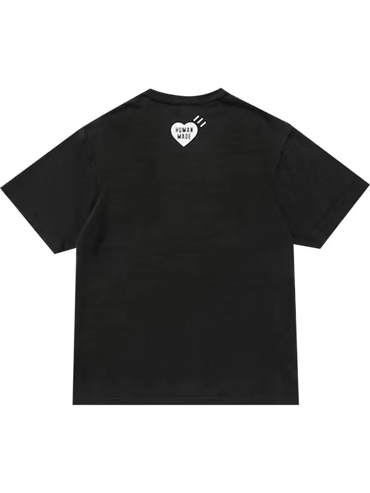 Футболка Human Made T-Shirt #12 'Black' — изображение 2 из 2, черный