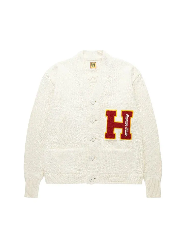 Кардиган Human Made Low Gauge Knit Cardigan — изображение 1 из 2, белый