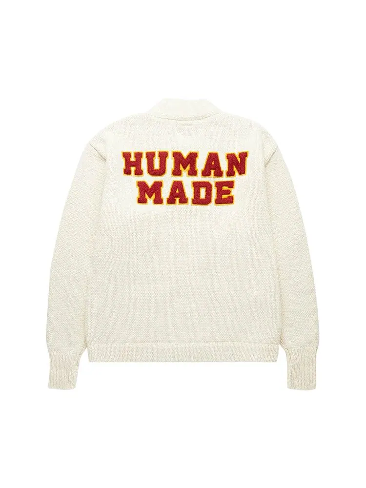 Кардиган Human Made Low Gauge Knit Cardigan — изображение 2 из 2, белый