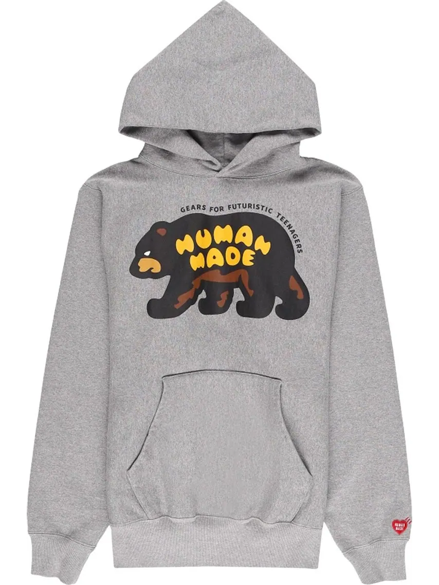 Худи Human Made Heavyweight Hoodie #1 'Grey' — изображение 1 из 2, серый