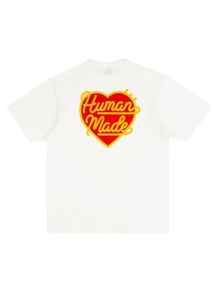 Футболка Human Made Heart Badge 'White' — изображение 2 из 2, белый
