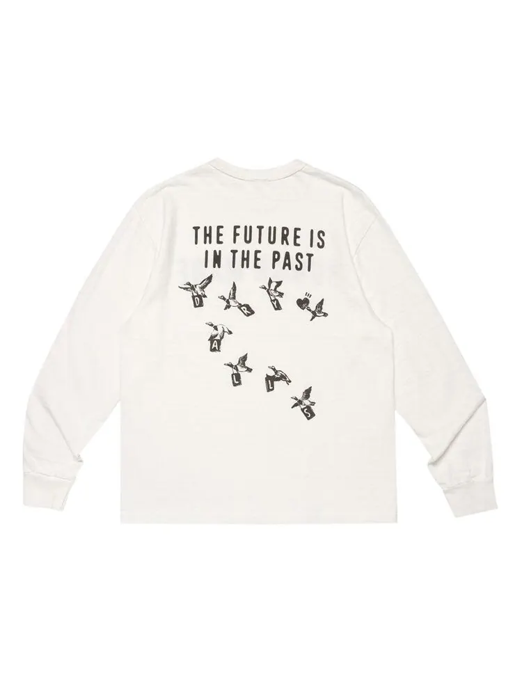 Футболка Human Made Graphic Long-Sleeve 'White' — изображение 2 из 2, белый