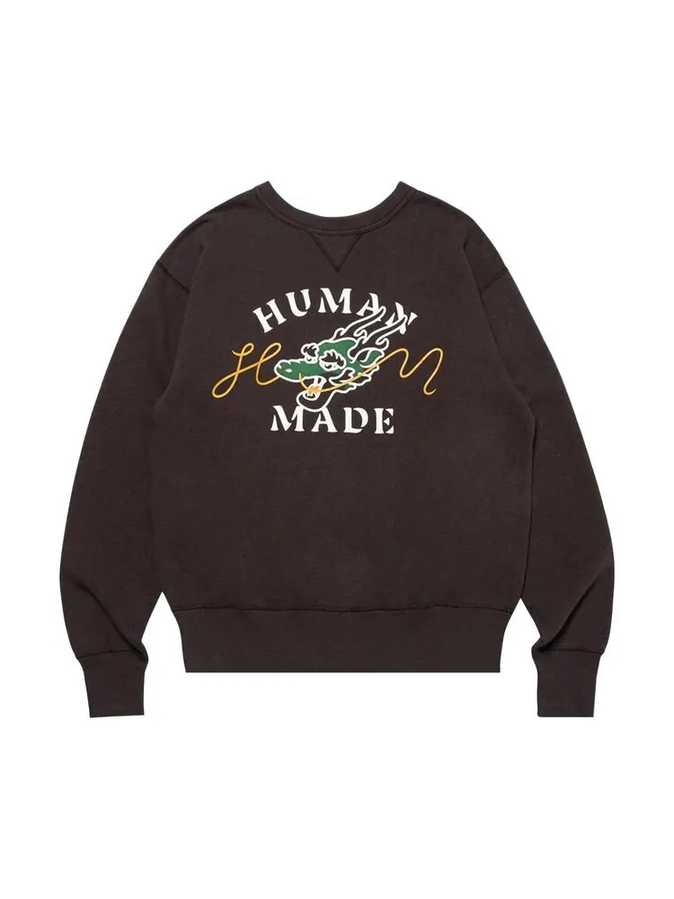 Толстовка Human Made Dragon Sweatshirt #1 Black — изображение 1 из 2, черный