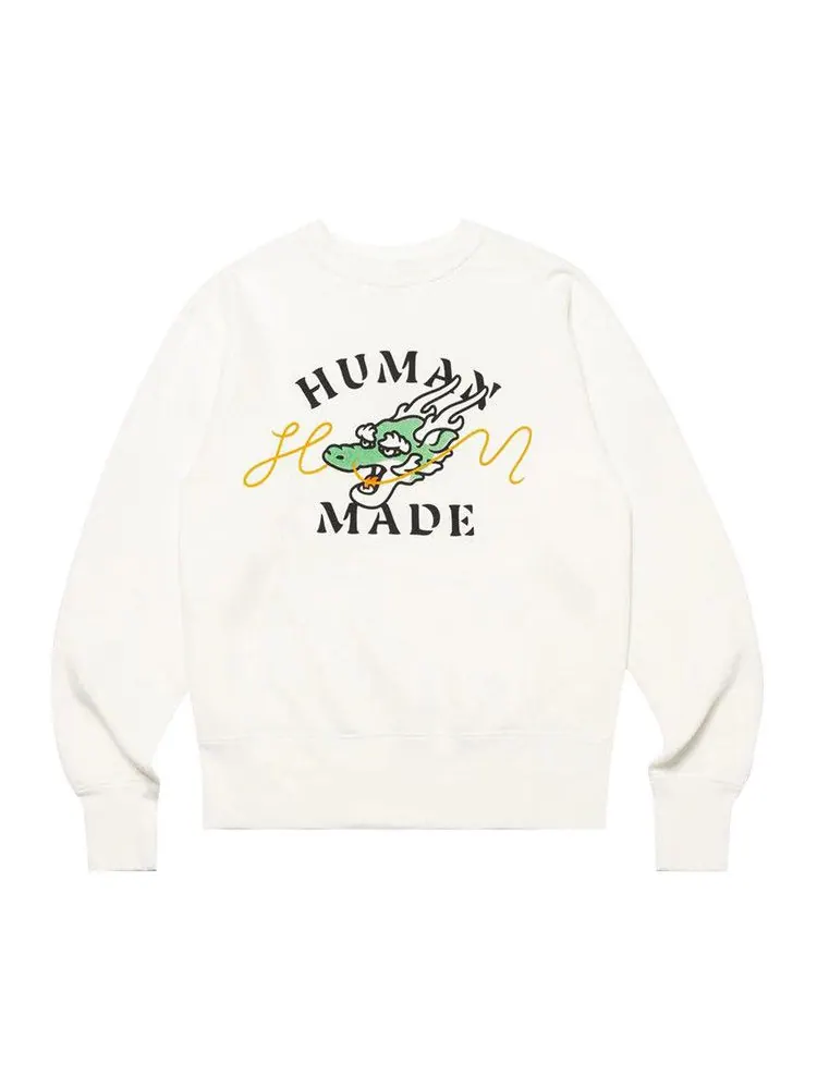 Толстовка Human Made Dragon Sweatshirt #1 — изображение 1 из 2, белый