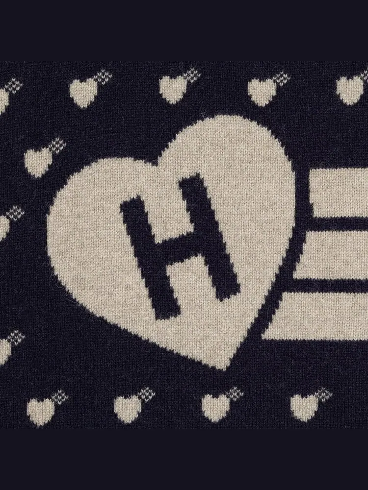 Свитер Human Made Heart Knit 'Navy' — изображение 3 из 3, синий