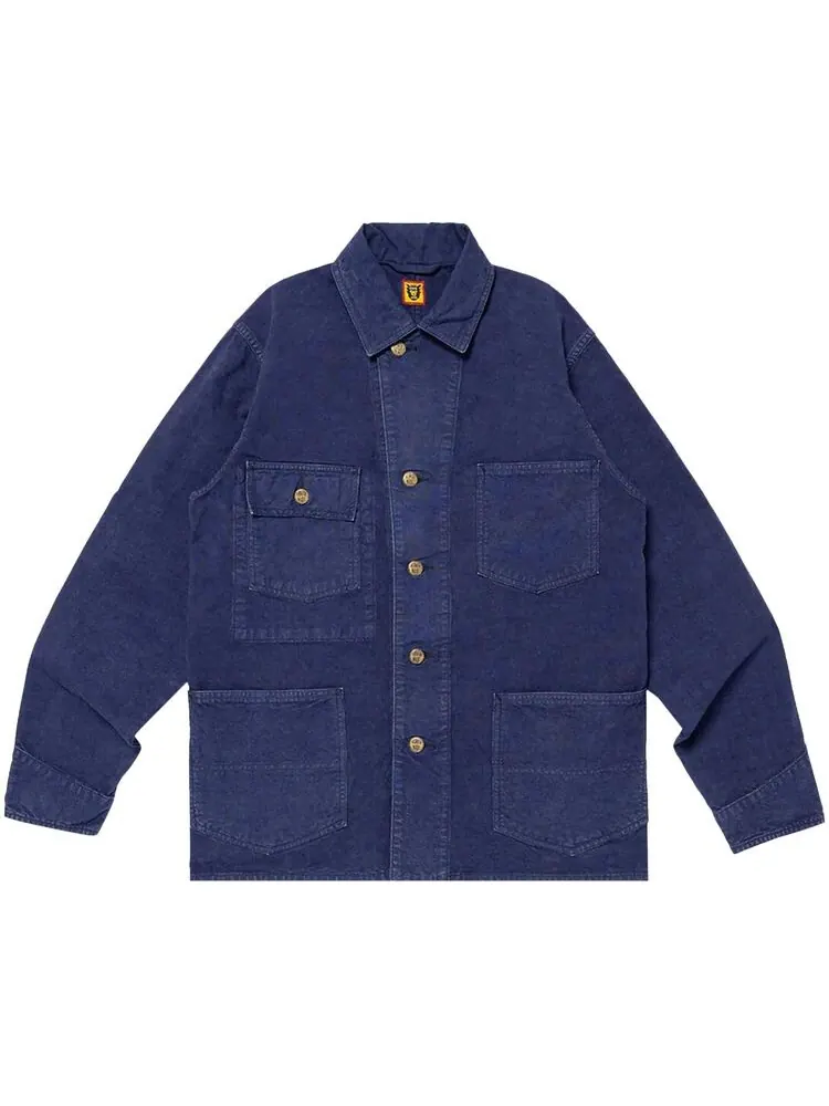 Куртка Human Made Garment Dyed Coverall Jacket Navy