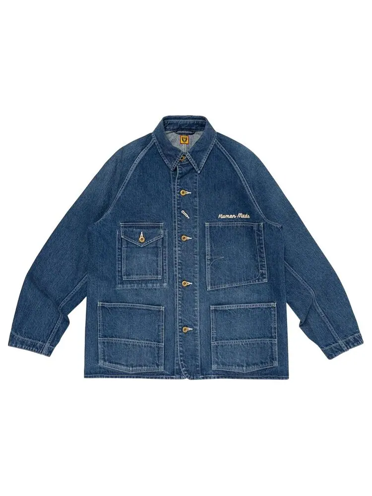 Куртка Human Made Denim Coverall Jacket Indigo