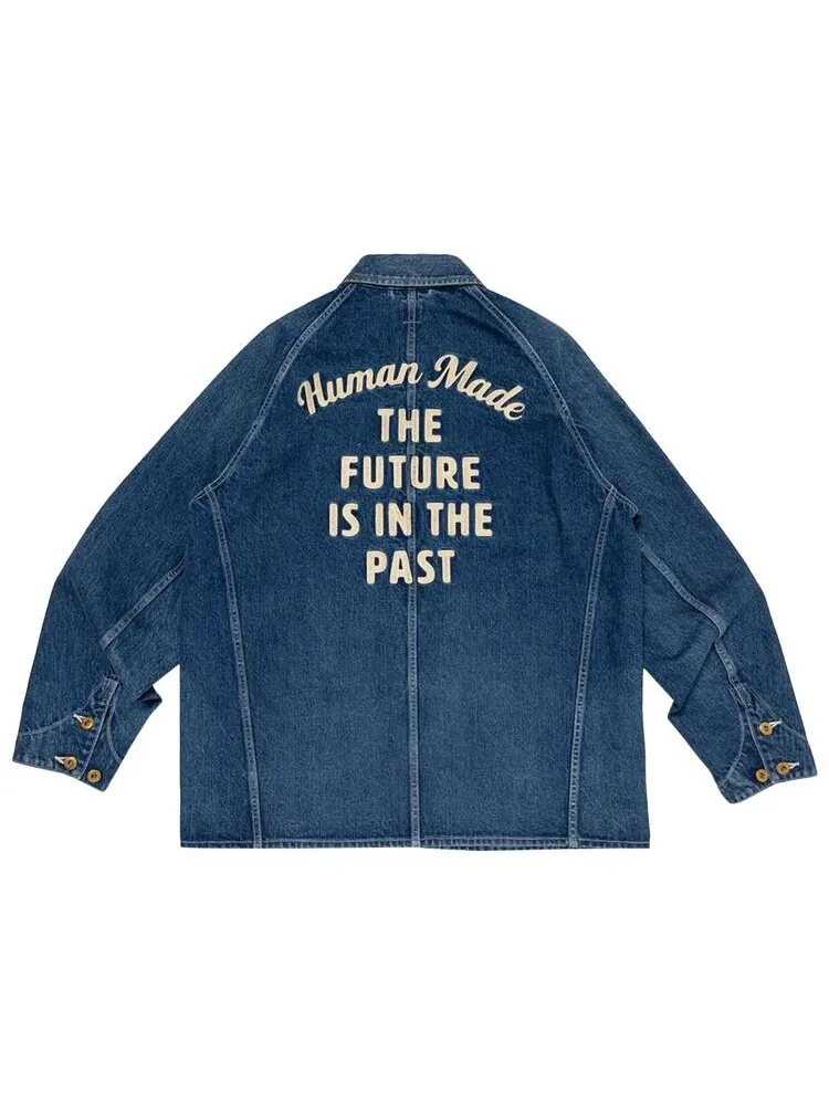 Куртка Human Made Denim Coverall Jacket Indigo — изображение 2 из 2, синий